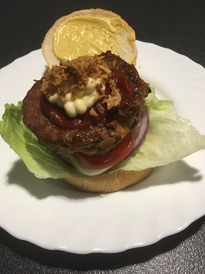 Vegán hamburger-Törőcsik Franciska